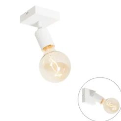 QAZQA Wandstrahler|Deckenstrahler*Modernes Spotweiß quadratisch - Facil