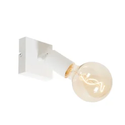 QAZQA Wandstrahler|Deckenstrahler*Modernes Spotweiß quadratisch - Facil