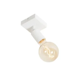 QAZQA Wandstrahler|Deckenstrahler*Modernes Spotweiß quadratisch - Facil