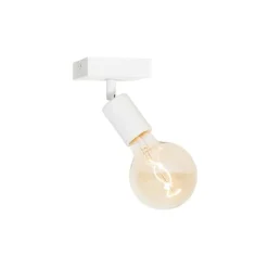 QAZQA Wandstrahler|Deckenstrahler*Modernes Spotweiß quadratisch - Facil