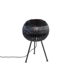 QAZQA Tischlampen|Esszimmerlampen*Modernes Tischlampen-Stativ schwarz - Zoë