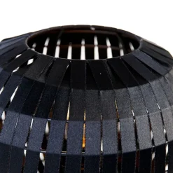 QAZQA Tischlampen|Esszimmerlampen*Modernes Tischlampen-Stativ schwarz - Zoë