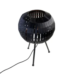 QAZQA Tischlampen|Esszimmerlampen*Modernes Tischlampen-Stativ schwarz - Zoë