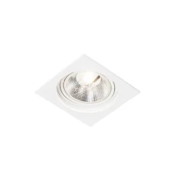 QAZQA Einbaustrahler|Wohnzimmerlampen*Modernes versenktes Spotweiß verstellbar - Chuck 111