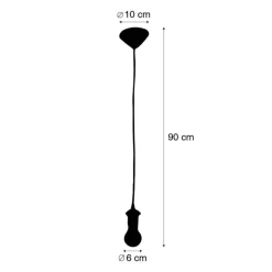 QAZQA Wohnzimmerlampen|Esszimmerlampen*Moving Set mit 5 beweglichen Leuchten weiß inkl. A60 Lichtquellen - Move