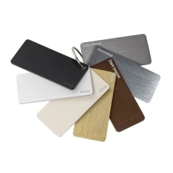 QAZQA Deckenstrahler|Aufbaustrahler*Musterbox mit Schienen und Farbmustern