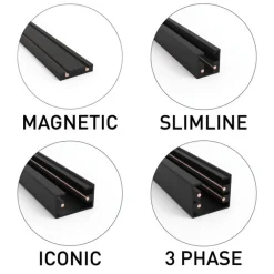 QAZQA Deckenstrahler|Aufbaustrahler*Musterbox mit Schienen und Farbmustern