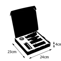 QAZQA Deckenstrahler|Aufbaustrahler*Musterbox mit Schienen und Farbmustern