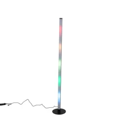 Trio Leuchten Led-Tischleuchten|Tischlampen*Neon Tischleuchte schwarz inkl. dimmbarem RGB-LED - Tijs