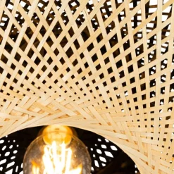 QAZQA Gartenbeleuchtung|Deckenleuchten Außen*Orientalische Außendeckenleuchte Bambus 50 cm IP44 - Rina