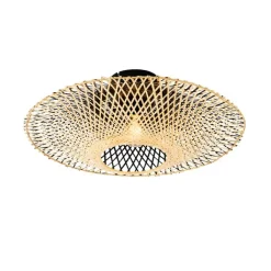 QAZQA Gartenbeleuchtung|Deckenleuchten Außen*Orientalische Außendeckenleuchte Bambus 50 cm IP44 - Rina