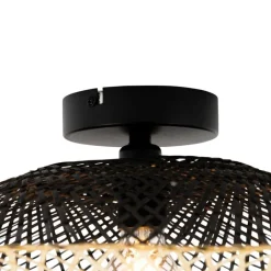 QAZQA Gartenbeleuchtung|Deckenleuchten Außen*Orientalische Außendeckenleuchte Bambus 50 cm IP44 - Rina