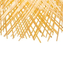 QAZQA Gartenbeleuchtung|Pendelleuchten Außen*Orientalische Außenhängelampe aus Bambus IP44 - Carlos