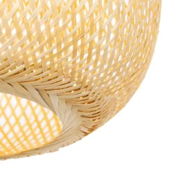 QAZQA Gartenbeleuchtung|Pendelleuchten Außen*Orientalische Außenhängelampe aus Bambus IP44 - Rafael