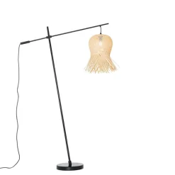 QAZQA Gartenbeleuchtung|Stehlampen Außen*Orientalische Außenstehleuchte aus Bambus IP44 - Carlos