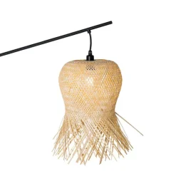 QAZQA Gartenbeleuchtung|Stehlampen Außen*Orientalische Außenstehleuchte aus Bambus IP44 - Carlos