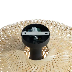 QAZQA Deckenleuchten|Wohnzimmerlampen*Orientalische Bambus Deckenleuchte - Ostrava Double