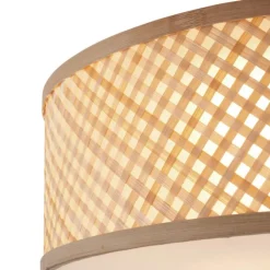 QAZQA Schlafzimmerlampen|Küchenlampen*Orientalische Bambus-Deckenleuchte Natur 40cm - Tremmo