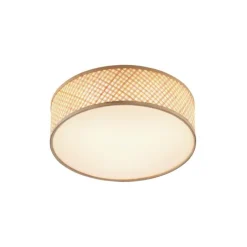 QAZQA Schlafzimmerlampen|Küchenlampen*Orientalische Bambus-Deckenleuchte Natur 40cm - Tremmo