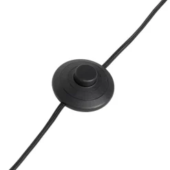 QAZQA Bogenlampen|Stehlampen*Orientalische Bogenlampe mit schwarzem Bambusschirm - Pua