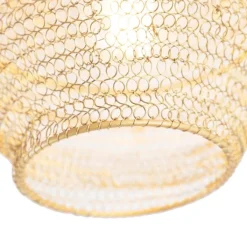 QAZQA Deckenleuchten|Wohnzimmerlampen*Orientalische Deckenlampe Gold - Nidum Bene