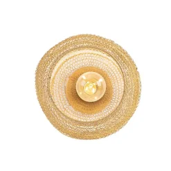 QAZQA Deckenleuchten|Wohnzimmerlampen*Orientalische Deckenlampe Gold - Nidum Bene