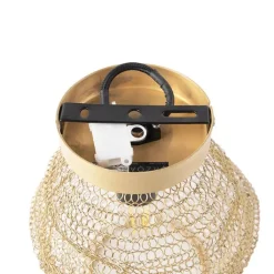 QAZQA Deckenleuchten|Wohnzimmerlampen*Orientalische Deckenlampe Gold - Nidum Bene