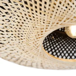 Kinder QAZQA Kinderzimmerlampen|Deckenleuchten*Orientalische Deckenlampe Rattan 50 cm - Rina