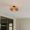Kinder QAZQA Kinderzimmerlampen|Deckenleuchten*Orientalische Deckenlampe schwarzer Bambus 40 cm - Ostrava