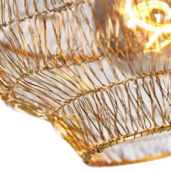QAZQA Deckenleuchten|Wohnzimmerlampen*Orientalische Deckenlampe Gold 25 cm - Vadi