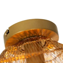 QAZQA Deckenleuchten|Wohnzimmerlampen*Orientalische Deckenlampe Gold 25 cm - Vadi