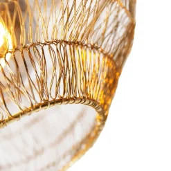 QAZQA Deckenleuchten|Wohnzimmerlampen*Orientalische Deckenlampe Gold 25 cm - Vadi
