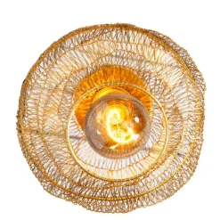 QAZQA Deckenleuchten|Wohnzimmerlampen*Orientalische Deckenlampe Gold 25 cm - Vadi