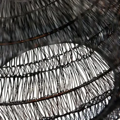 QAZQA Deckenleuchten|Wohnzimmerlampen*Orientalische Deckenlampe schwarz 45 cm - Vadi