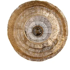 QAZQA Schlafzimmerlampen|Küchenlampen*Orientalische Deckenlampe Gold 45 cm - Vadi