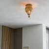 QAZQA Deckenleuchten|Wohnzimmerlampen*Orientalische Deckenleuchte Gold 19 cm - Mowgli