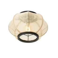 QAZQA Deckenleuchten|Wohnzimmerlampen*Orientalische Deckenleuchte Braun - Rob