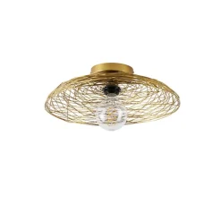 QAZQA Deckenleuchten|Wohnzimmerlampen*Orientalische Deckenleuchte Gold 40 cm - Glan