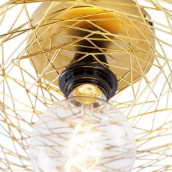 QAZQA Deckenleuchten|Wohnzimmerlampen*Orientalische Deckenleuchte Gold 40 cm - Glan