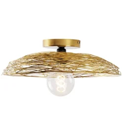 QAZQA Deckenleuchten|Wohnzimmerlampen*Orientalische Deckenleuchte Gold 40 cm - Glan