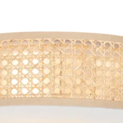 QAZQA Schlafzimmerlampen|Küchenlampen*Orientalische Deckenleuchte Rattan 40 cm 3-flammig - Tromma