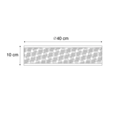 QAZQA Schlafzimmerlampen|Küchenlampen*Orientalische Deckenleuchte Rattan 40 cm 3-flammig - Tromma