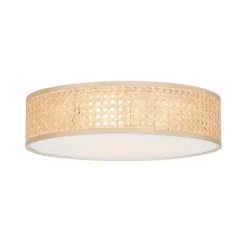 QAZQA Schlafzimmerlampen|Küchenlampen*Orientalische Deckenleuchte Rattan 40 cm 3-flammig - Tromma