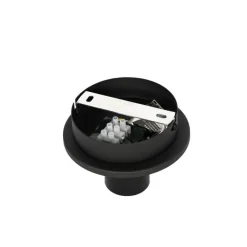 QAZQA Deckenleuchten|Wohnzimmerlampen*Orientalische Deckenleuchte schwarz mit natürlichem Bambus 30 cm - Pua