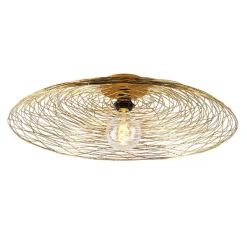 QAZQA Schlafzimmerlampen|Küchenlampen*Orientalische Deckenleuchte Gold 60 cm - Eichel