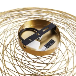 QAZQA Schlafzimmerlampen|Küchenlampen*Orientalische Deckenleuchte Gold 60 cm - Eichel