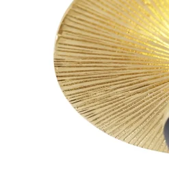 QAZQA Deckenleuchten|Wohnzimmerlampen*Orientalische Deckenleuchte Gold Rund - Konge