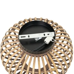 QAZQA Schlafzimmerlampen|Küchenlampen*Orientalische Deckenleuchte schwarz mit Bambus - Amira