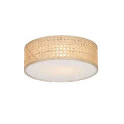 QAZQA Schlafzimmerlampen|Küchenlampen*Orientalische Deckenleuchte Rattan 30 cm - Tromma