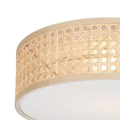 QAZQA Schlafzimmerlampen|Küchenlampen*Orientalische Deckenleuchte Rattan 30 cm - Tromma